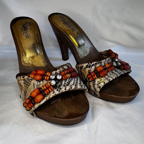 Gabrielli Women's Multi-Color Heels Size 39/8.5 - Picture 2 of 9